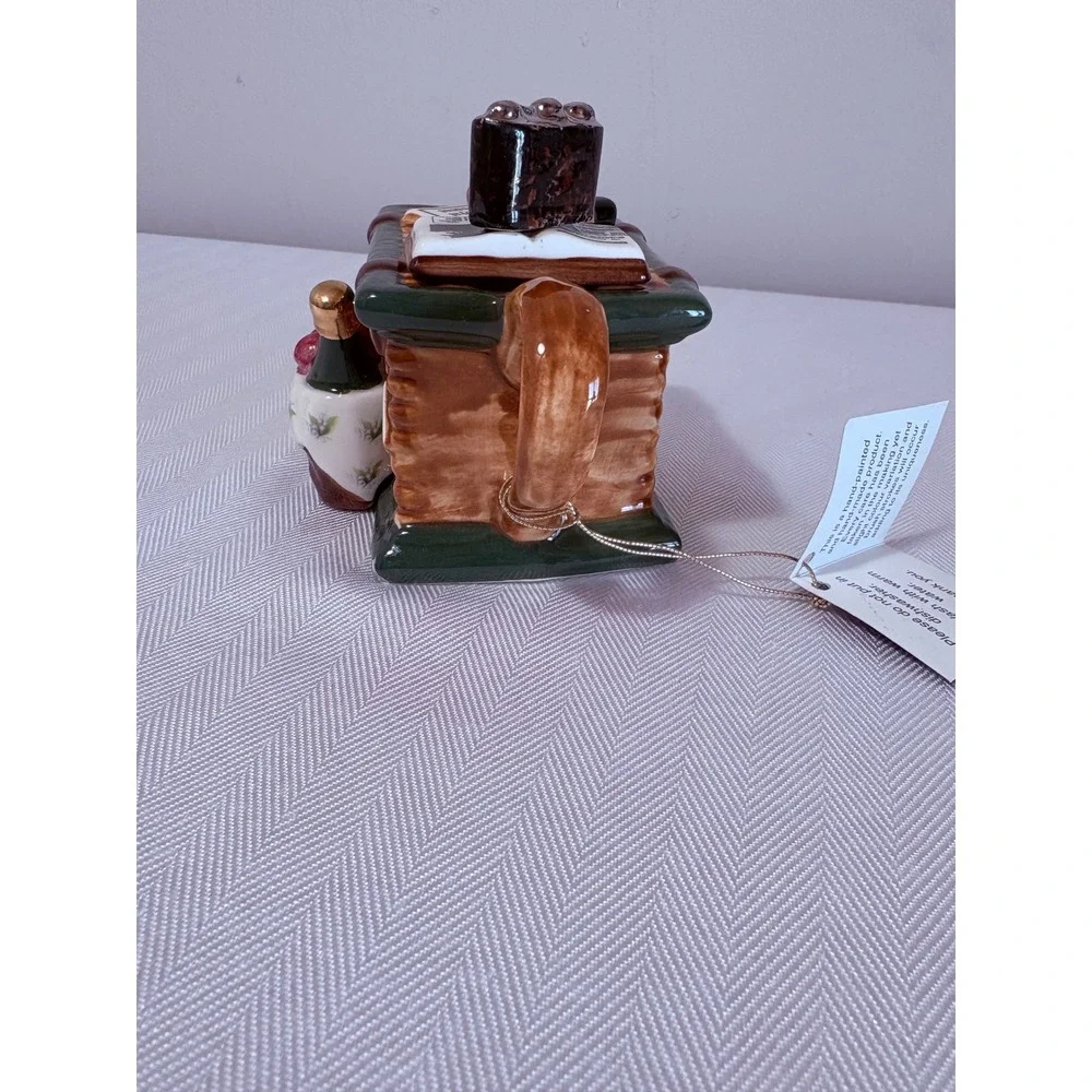 Tony Carter Mini Teapot Picnic Basket Royal Ascot Harrods Made in England NEW
